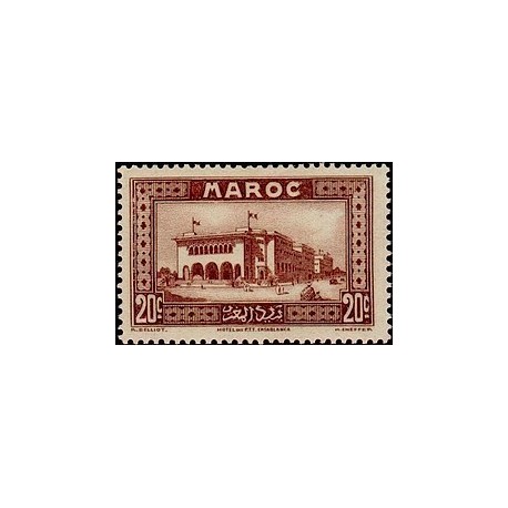 MAROC N° 134 Obli