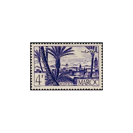 MAROC N° 255 Obli