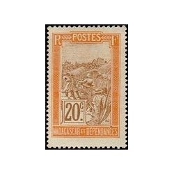 Madagascar N° 100 Obli