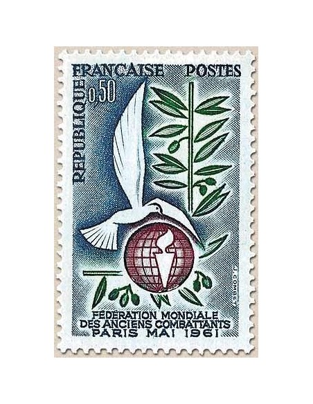 FR N° 1292 Neuf avec trace de charni