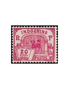 Indochine N° TA 054 Obli