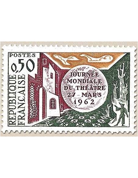 FR N° 1334 Neuf avec trace de charni