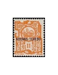 Kouang-Tcheou N° 087 Obli