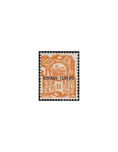 Kouang-Tcheou N° 087 Obli