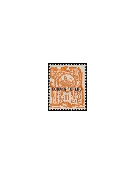 Kouang-Tcheou N° 087 Obli