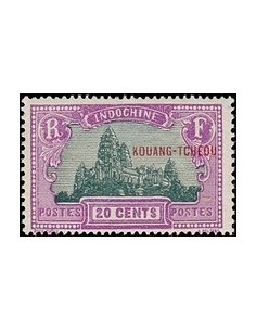 Kouang-Tcheou N° 090 Obli