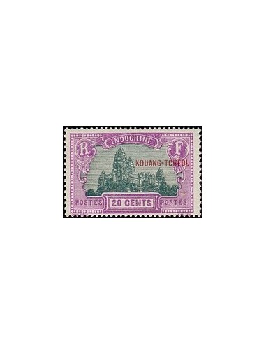 Kouang-Tcheou N° 090 Obli