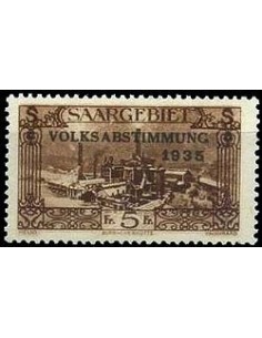 Sarre N° 187 Obli