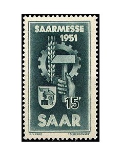 Sarre N° 293 Obli