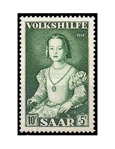 Sarre N° 335 Obli