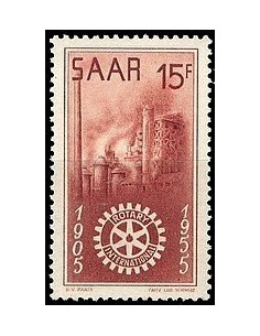 Sarre N° 340 Obli