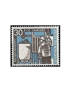 Sarre N° 389 Obli