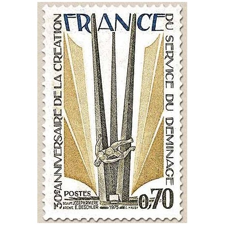 FR N° 1854 Neuf avec trace de charni