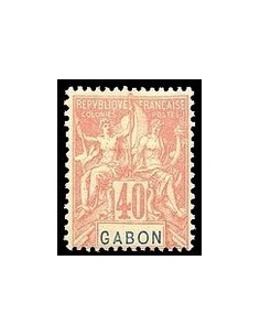Gabon N° 026 Obli