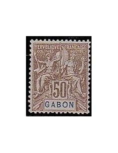 Gabon N° 028 Obli