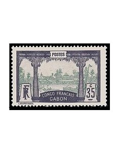 Gabon N° 041 Obli