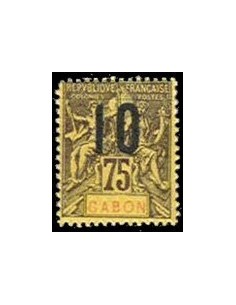 Gabon N° 075 Obli