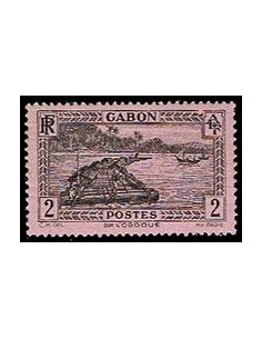 Gabon N° 126 Obli
