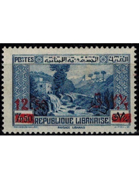 Gd Liban N° 162 Obli