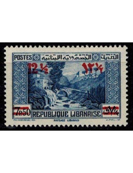 Gd Liban N° 163 Obli