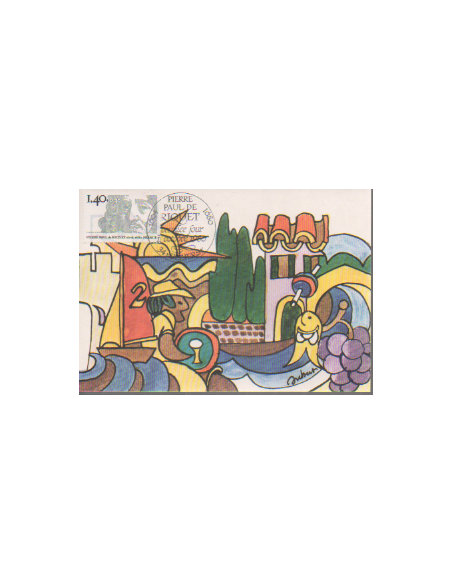 Carte P J du N° 2100