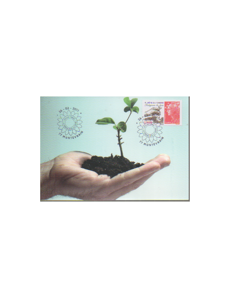 Carte P J du N° 4535