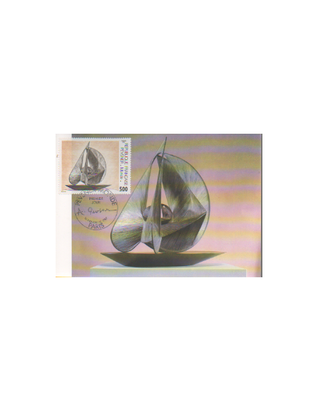 Carte P J du N° 2502