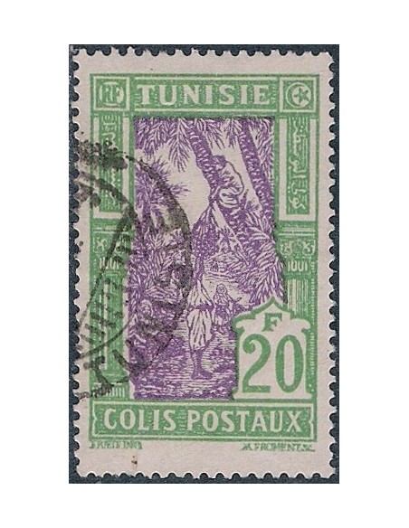 Tunisie CP N° 25 Obli
