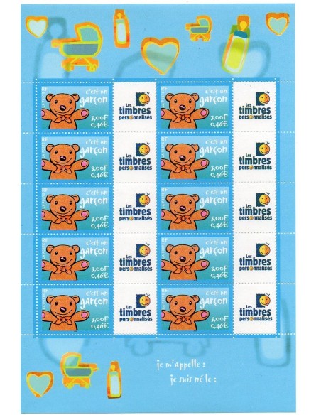 Feuille personnalisée N° 34312