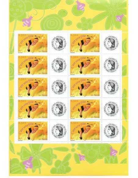 Feuille personnalisée N° 3634A2