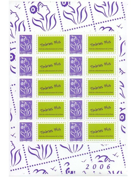 Feuille personnalisée N° 3916A