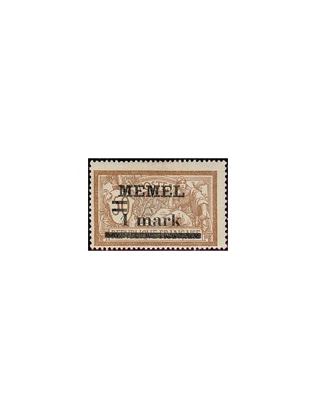 Timbre Poste Memel  N° 026 N * philatélie foxtimbre