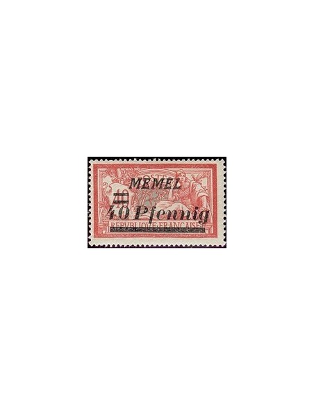 Timbre Poste Memel  N° 053 N * philatélie foxtimbre