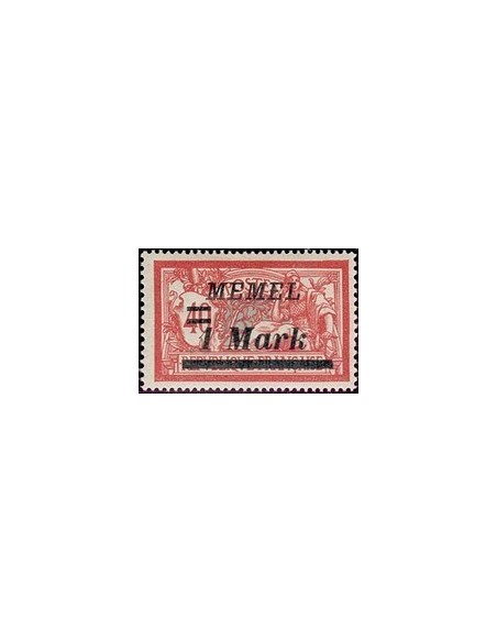 Timbre Poste Memel  N° 057 N * philatélie foxtimbre