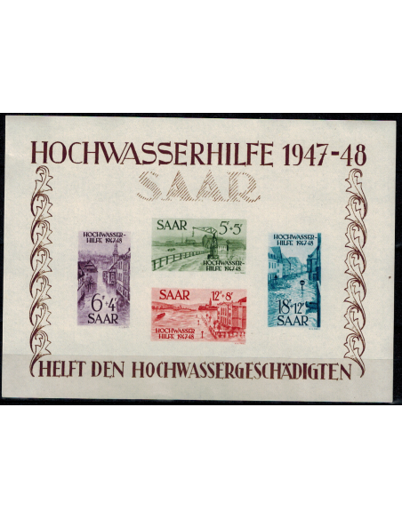 Sarre Bloc feuillet N° 01 Neuf **