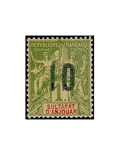ANJOUAN N° 030 Obli