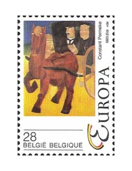 Timbre Poste Europa Belgique N° 2502 N** philatelie foxtimbre