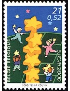 Timbre Poste Europa Belgique N° 2916 N** philatelie foxtimbre