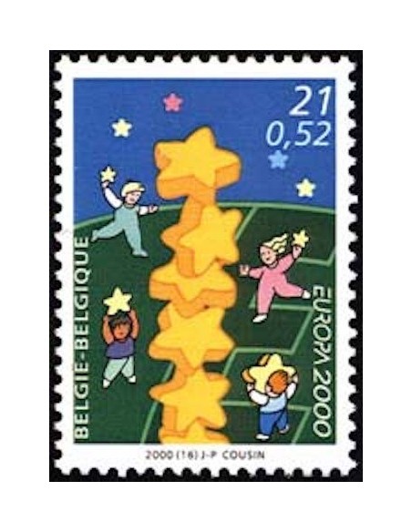 Timbre Poste Europa Belgique N° 2916 N** philatelie foxtimbre