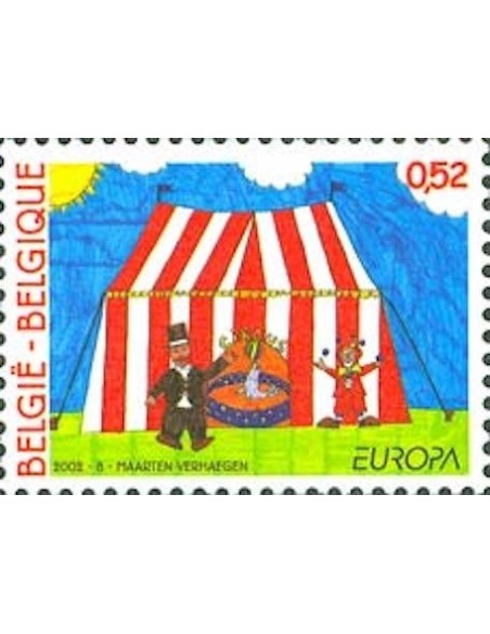 Timbre Poste Europa Belgique N° 3064 N** philatelie foxtimbre