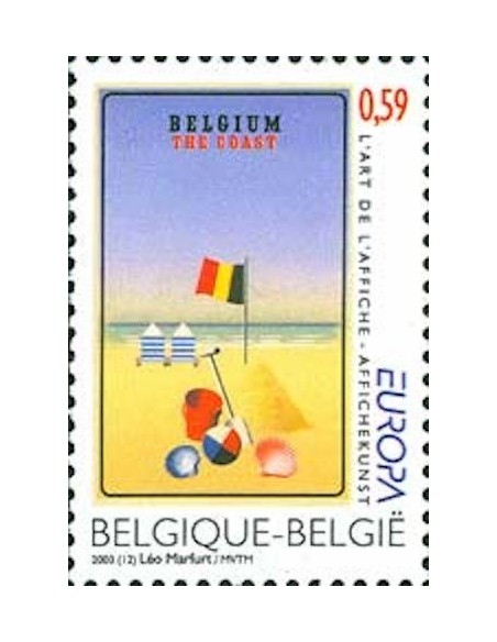 Timbre Poste Europa Belgique N° 3172 N** philatelie foxtimbre