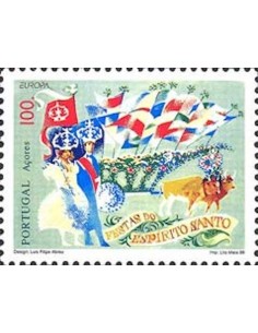 Timbre Poste Europa Açores N° 0457 N** philatelie foxtimbre