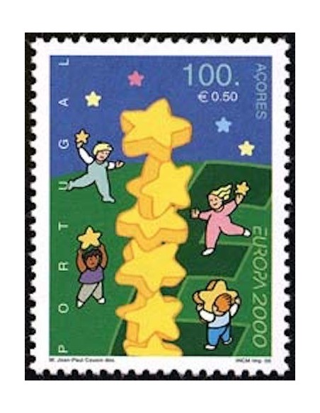 Timbre Poste Europa Açores N° 0465 N** philatelie foxtimbre