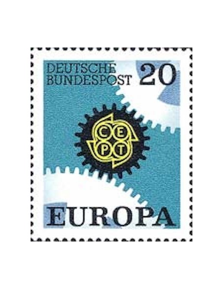 Timbre Poste Europa Allemagne N° 0398 N** philatelie foxtimbre