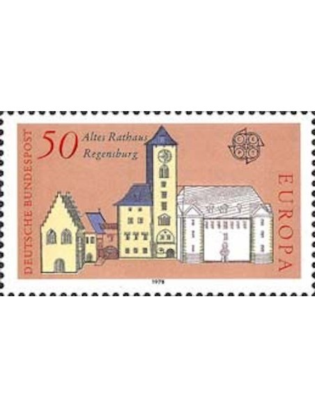 Timbre Poste Europa Allemagne N° 0817 N** philatelie foxtimbre