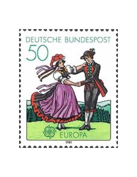 Timbre Poste Europa Allemagne N° 0928 N** philatelie foxtimbre