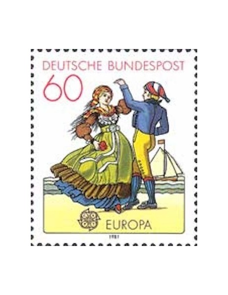 Timbre Poste Europa Allemagne N° 0929 N** philatelie foxtimbre