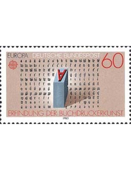 Timbre Poste Europa Allemagne N° 1007 N** philatelie foxtimbre