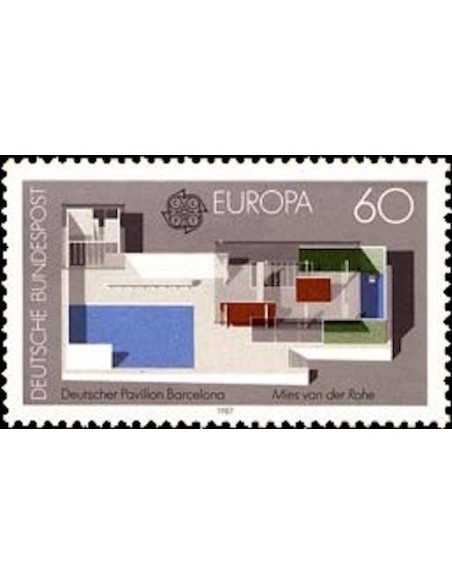 Timbre Poste Europa Allemagne N° 1153 N** philatelie foxtimbre