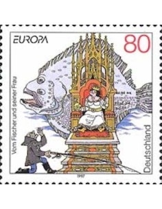 Timbre Poste Europa Allemagne N° 1747 N** philatelie foxtimbre
